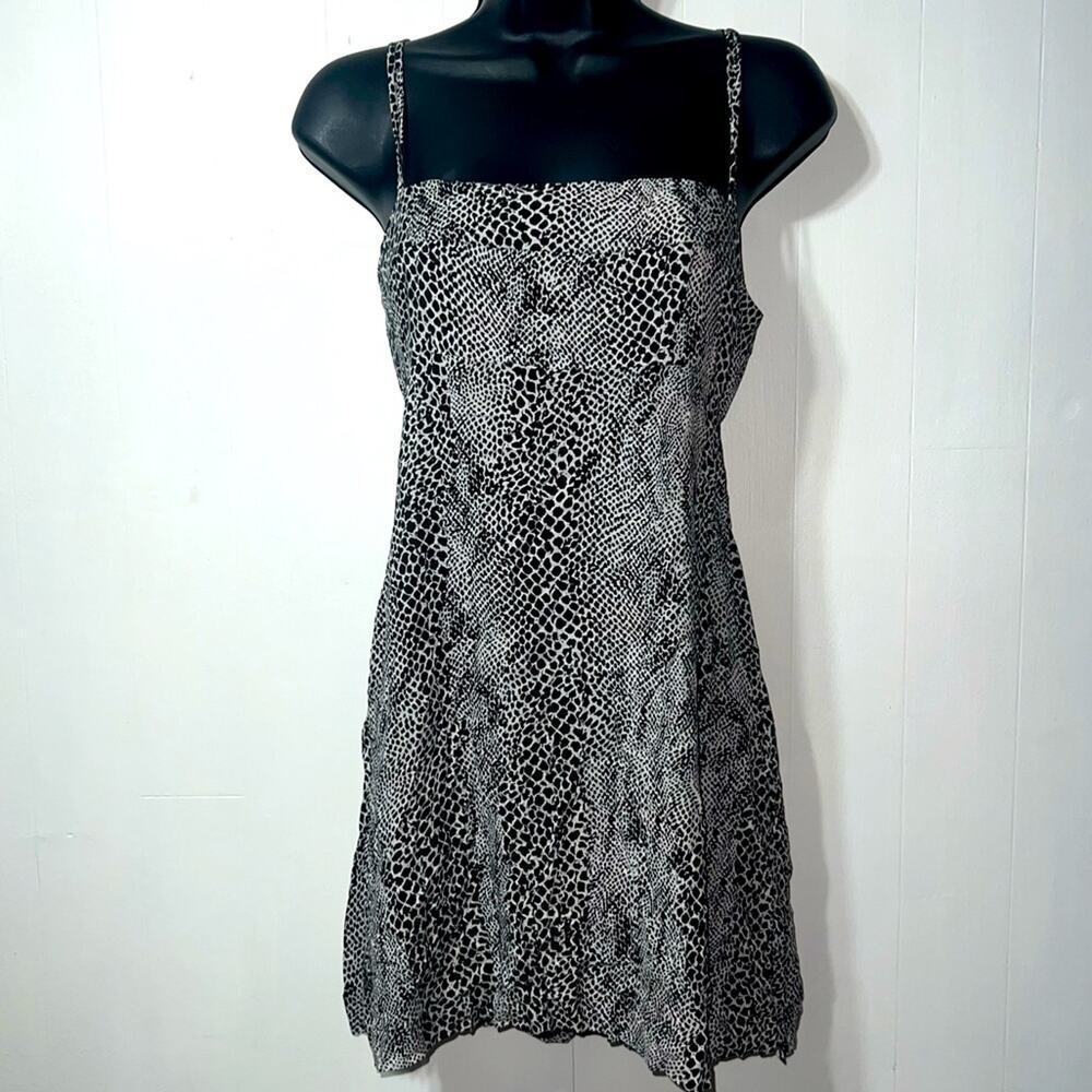 Free People Wild Child Snake Print Fairy Grunge Whimsygoth Mini Slip Dress S